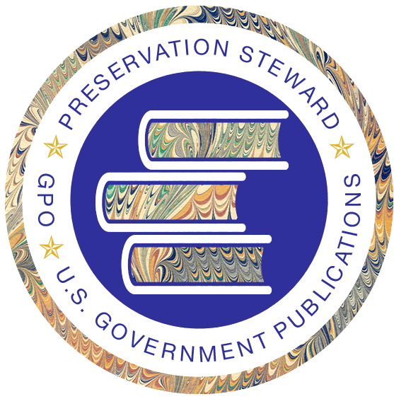 US Government Publications Preservation Steward Seal